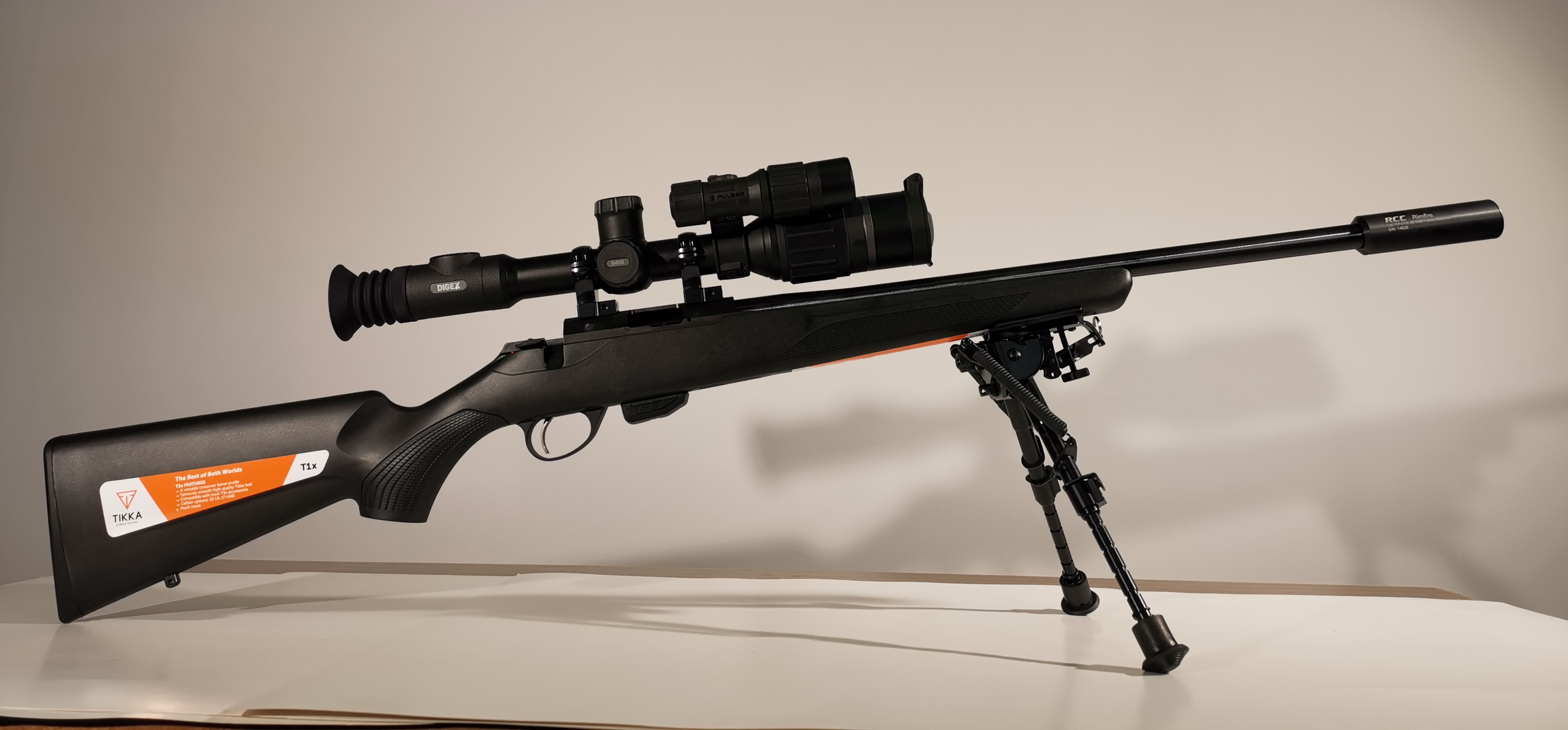Tikka T1x 17hmr ja Pulsar Digex tähtäin