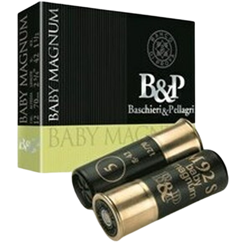 BP Baby Magnum 12/70 Haulikonpatruuna - Lyijyhaulit - 102700 - 1