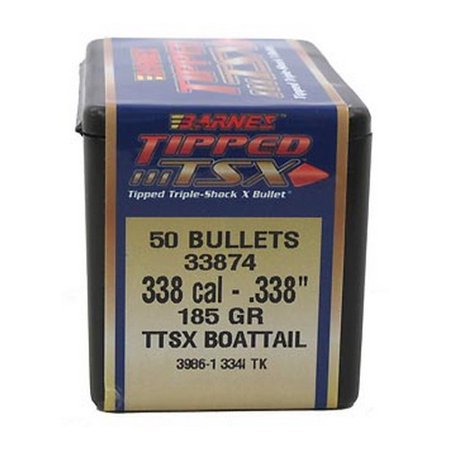 Barnes .338 TTSX BT 185gr. 50kpl Luoti - .338 luodit - 716876338740 - 1