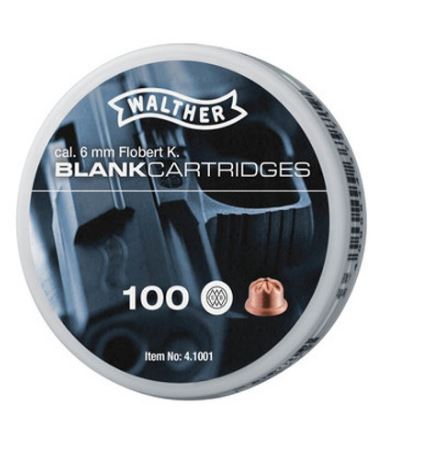 Walther Starttipatruuna 6mm/.22 100kpl - Starttipistoolin patruunat - 187600 - 1