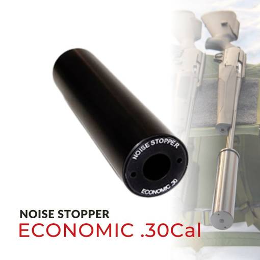 Jahtivaruste Noise Stopper Economic .30Cal Äänenvaimennin - Äänenvaimentimet Cal .30 kivääriin - JVNSTOPECO30 - 2