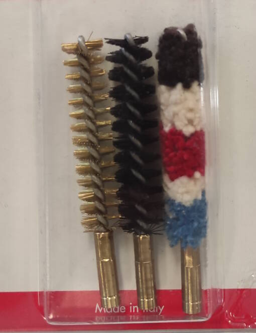 Kiväärin Puhdistusharja 375H&H 3kpl - Aseen puhdistusharjat - 6438418001410 - 1