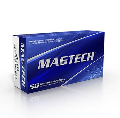 Magtech 6,35 BR-25A FMC 3,24g 50kpl - Pistoolin patruunat - 158010 - 1