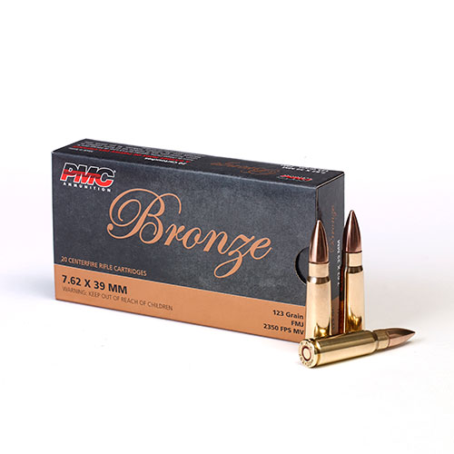 PMC Bronze 7,62x39 FMJ 123gr 20kpl Patruuna - Kiväärin patruunat Muut Kaliiperit - 126180 - 1