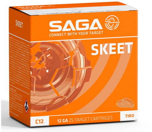 Saga Skeet 24g 9 425m/s Lyijy 12/70 Haulikon Patruuna - Haulikon ratapatruunat Skeet - 109910 - 2