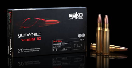 Sako Gamehead Varmint RX .308Win 20kpl - Kiväärin patruunat .308 Win - C629151ASA10 - 2