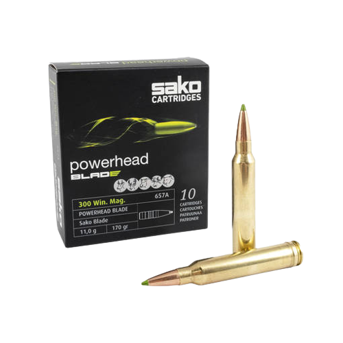 Sako Powerhead Blade.300WM 10kpl - Kiväärin patruunat Muut Kaliiperit - C633657ASB10 - 1