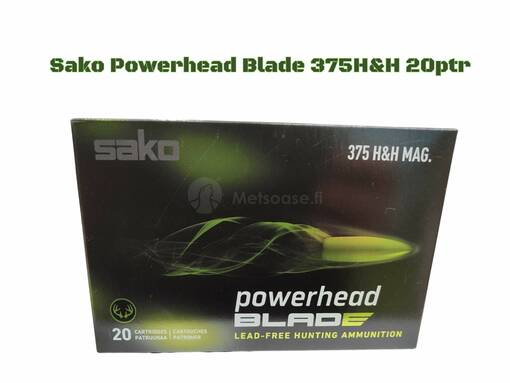 Sako Powerhead Blade 375H&H 16,9g 20kpl - Kiväärin patruunat Muut Kaliiperit - C639650DSA10 - 1