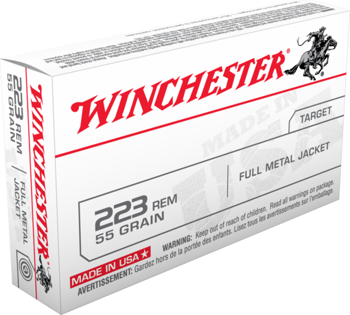 Winchester .223Rem FMJ 55gr - Kiväärin patruunat .223 - 122080 - 1