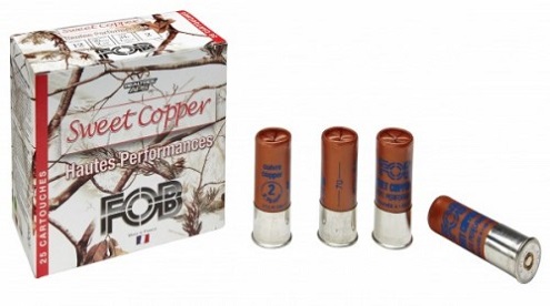 FOB Sweet Copper 12/70 34g Haulikon Patruuna 25kpl - Teräshaulit (ja muut) - 3268790011980 - 1