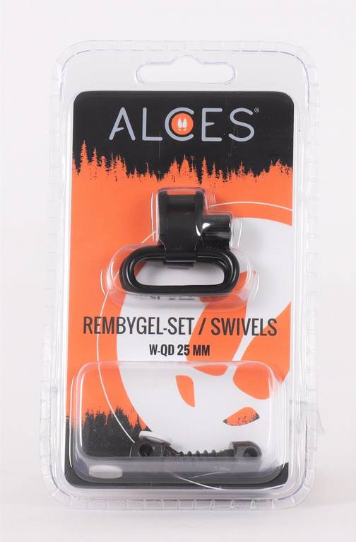 Alces Hihnalenkkisarja W-QD 25mm - Hihnalenkit haulikolle - Alces100001 - 1