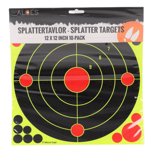 Alces Splatter Maalitaulu 12x12" 10kpl - Taulut ilma-ase ammuntaan - 102111 - 1
