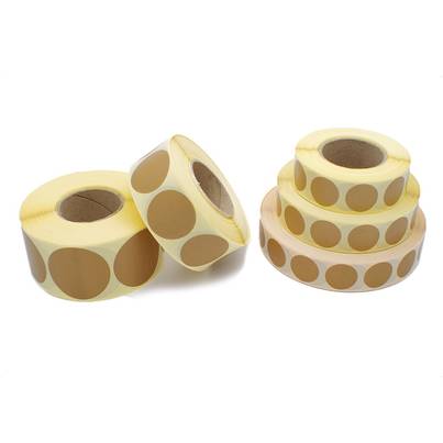 Paikkatarrat Tan Ruskea 1000kpl - Paikkatarrat ammuntaan - ET302001 - 1