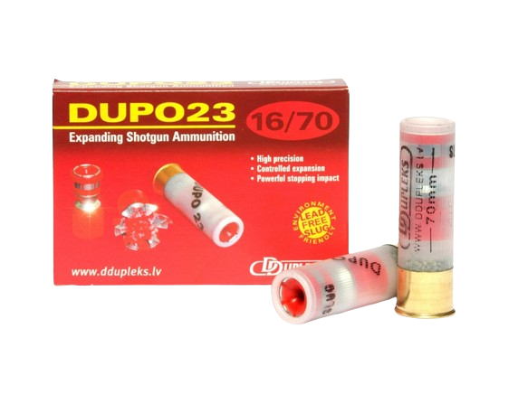 DDupleks Dupo 16/70 23g 5kpl - Haulikon patruunat Cal.16 - 4751007981101 - 1