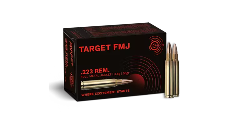 Geco .223Rem Target FMJ 3,6g - Kiväärin patruunat .223 - 2317561 - 1