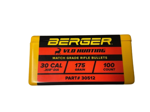 Berger .30 Luoti 175gr VLD 100kpl - .30 luodit - B30512 - 1