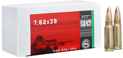Geco 7,62x39 Target VM 8,0g Kiväärin Patruuna - Kiväärin patruunat Muut Kaliiperit - 4000294178122 - 1