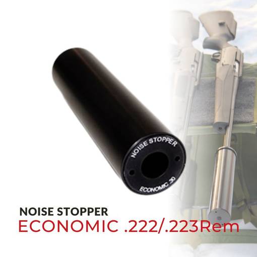 Jahtivaruste Noise Stopper Economic .222Rem Äänenvaimennin - Äänenvaimentimet .223 kivääriin - JVNSTOPECO222 - 3