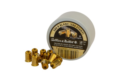 S&B 9x17 Start 380 Blanc 50kpl - Starttipistoolin patruunat - V350052 - 1