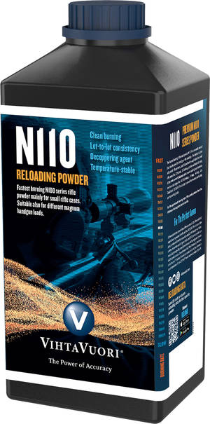 Vihtavuori N110 Kivääriruuti 1kg Purkki - Kivääriruuti - 6420615700012 - 1