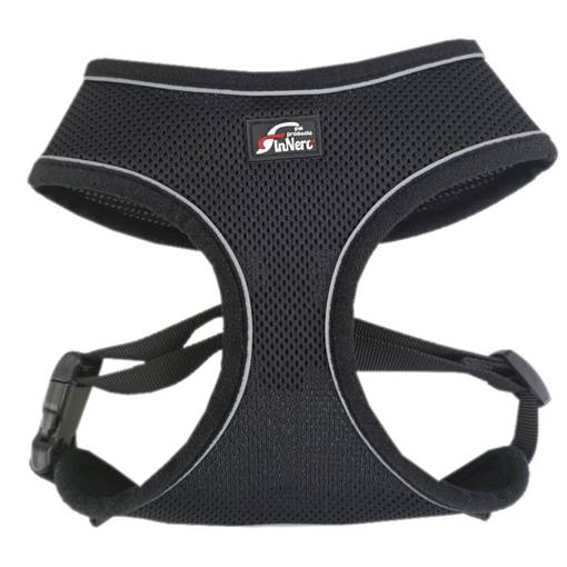 FinNero LIGHT Reflective Harness Heijastava Liivi Musta - Muut koiratarvikkeet - 6438406009022 - 1