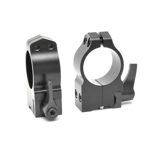 Teräksiset Korkeat Pikajalat Tikka-Kivääriin Warne Maxima 25,4mm Runkoputkeen Matte - Kiikarin pikajalat - 656813012022 - 1