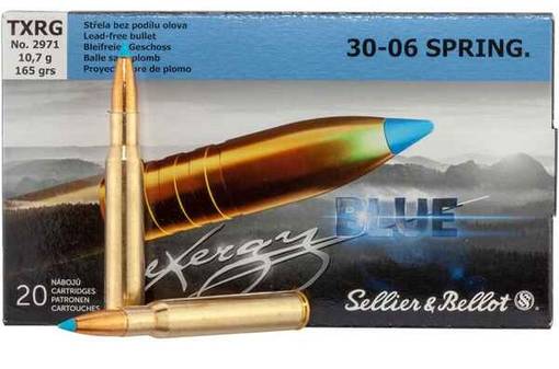 S&B .30-06 eXergy Blue TXRG 10,7g 20kpl - Kiväärin patruunat 30-06 - 8590690340163 - 1