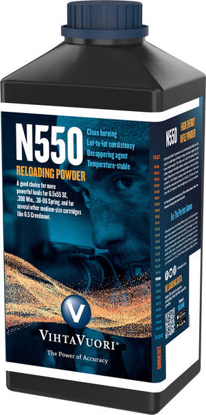 Vihtavuori N550 Kivääriruuti 1kg Purkki - Kivääriruuti - 6420615700463 - 1
