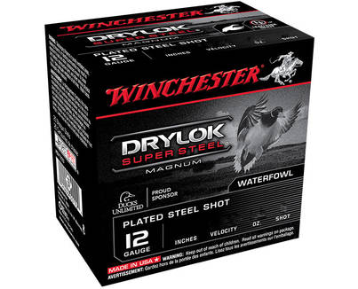 Winchester Super Steel Drylok 12/70 35g Haulikon Patruuna 25kpl - Teräshaulit (ja muut) - 020892007673 - 1