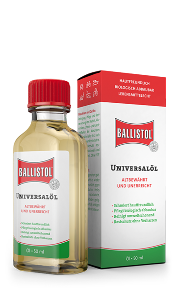 Ballistol Aseöljy 50ml - Aseöljyt kiväärille - 4017777210064 - 1