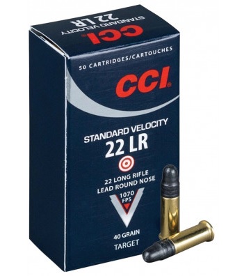 CCI 22LR Standard 2,60g Pienoiskiväärin Patruuna - Pienoiskiväärin patruunat 22LR - 076683000354 - 1