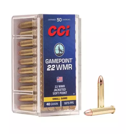CCI .22WMR Gamepoint 50kpl - Pienoiskiväärin patruunat 22WMR - 130115 - 1