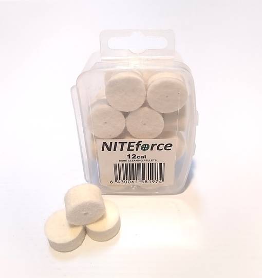 NITEforce Bore Cleaning Pellets 12cal Puhdistustulppa - Aseen puhdistustulpat - 30-055 - 1