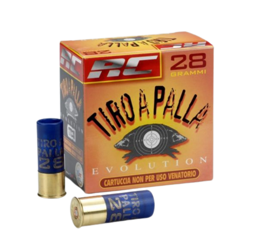 RC4 12/67 Tiro A Palla Slug 28g T4 - Täyteiset haulikonpatruunat - 10A4TAP25 - 2