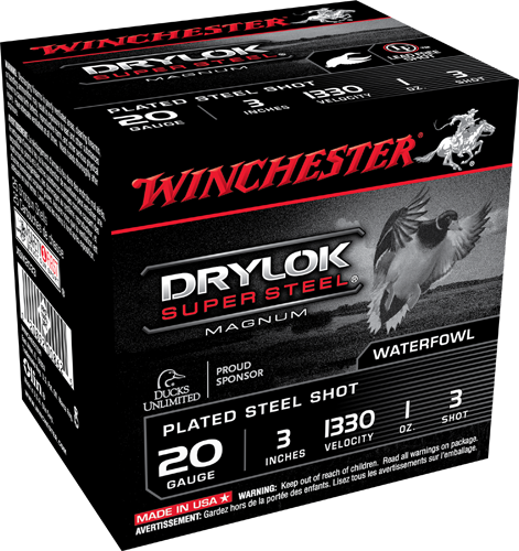 Winchester Super Steel Drylok 20/76 - Haulikon patruunat Cal.20 - 020892008625 - 1