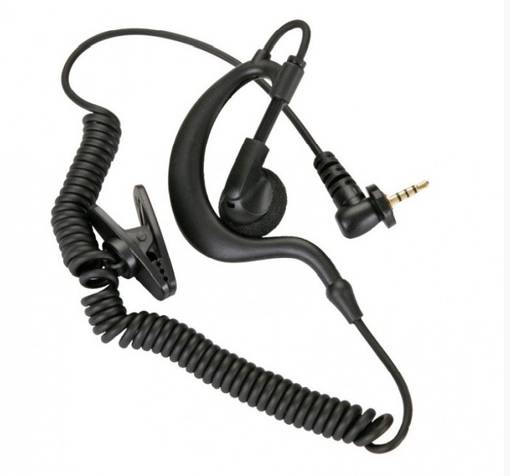 Lafayette Micro 4/5 Korvakuuloke 2,5mm - Korvakuulokkeet radio-puhelimiin - 7332020025026 - 1