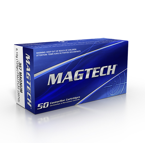 Magtech .357MAG 125gr FMC-FLAT 50kpl - Revolverin patruunat - 145196 - 1