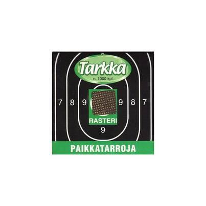 Paikkatarra 16mm Rasteroitu 1000kpl - Paikkatarrat ammuntaan - 6410362412306 - 1