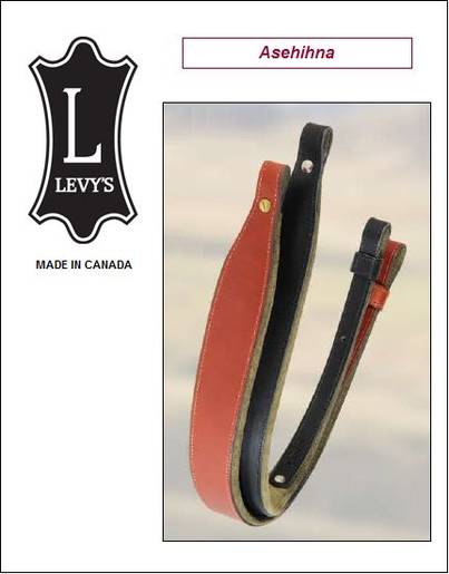 Asehihna, Pähkinänruskea 5cm, Levy´s Leathers (EX112-WAL) - Kiväärin asehihnat - 170-003-3826 - 1