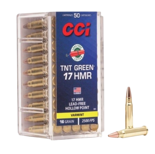 CCI 17HMR 16gr TNT HP Green 50kpl - Pienoiskiväärin patruunat .17HMR - 076683009517 - 1