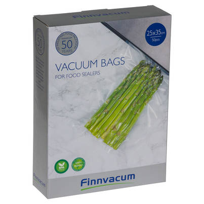 Vakuumipussi 25x35cm Uritettu 50kpl - Vakuumipussit - 7340066125037 - 1