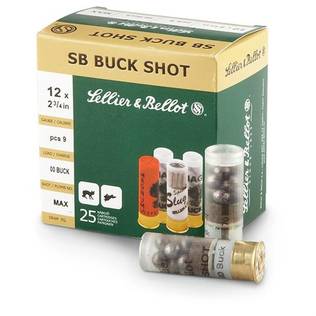 S&B Buck Shot 12/70 36g 5,16mm 25kpl - Lyijyhaulit - 8590690395118 - 1