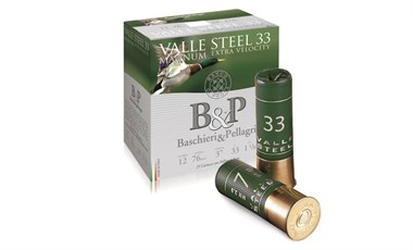 BP Valle Steel 12/76 33g Mag 25kp - Teräshaulit (ja muut) - 8034134046124 - 1
