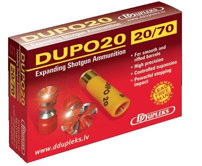 DDupleks Slug Dupo 20/70 19,5g Haulikon Patruuna 5kpl - Haulikon patruunat Cal.20 - 4751007981118 - 1
