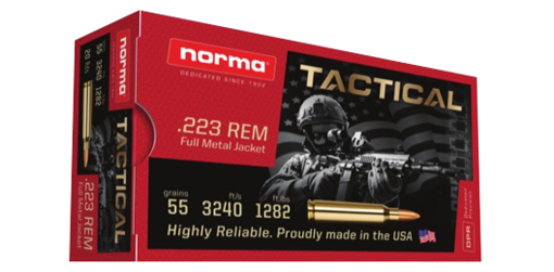 Norma Tactical FMJ .223Rem 3,56g Patruuna - Kiväärin patruunat .223 - 2422028 - 1