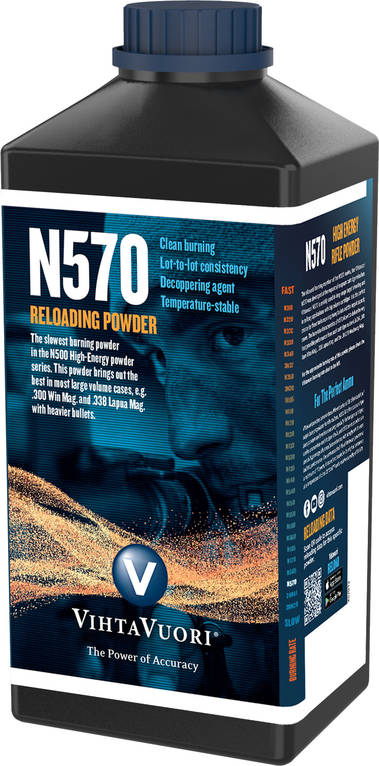 Vihtavuori N570 Kivääriruuti 1kg Purkki - Kivääriruuti - T10758 - 1