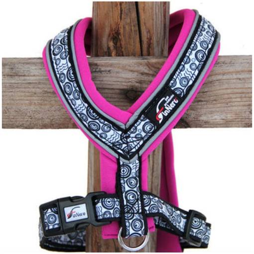 FinNero OCEAN SPORT Y-Valjas Fuksia - Muut koiratarvikkeet - 6438406001859 - 1
