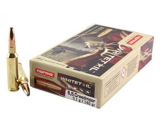 Norma Whitetail 6,5 CR 20kpl - Kiväärin patruunat 6,5 - 7393923325279 - 2