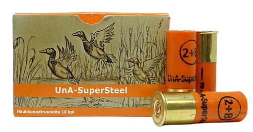 UnA-Super Steel 12/70 36g Patruuna 10kpl - Teräshaulit (ja muut) - 6430068624339 - 1