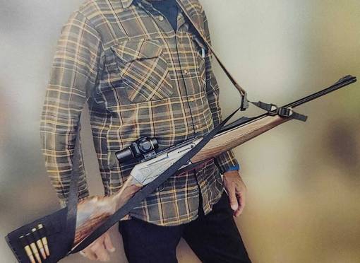 Nahkanasta Passihihna/Valjas - Kiväärin asehihnat - NNPASSIHIHNA - 1